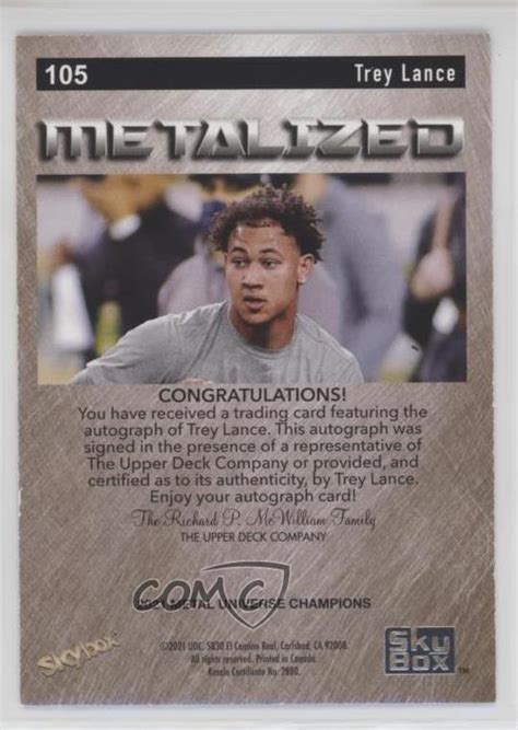 2021 Skybox Metal Universe Champions Metalized Rookies Silver