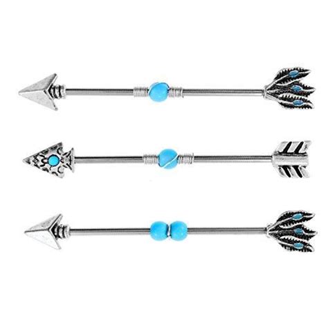 This Arrow Industrial Barbell Is A Great Fashion Piece For Your