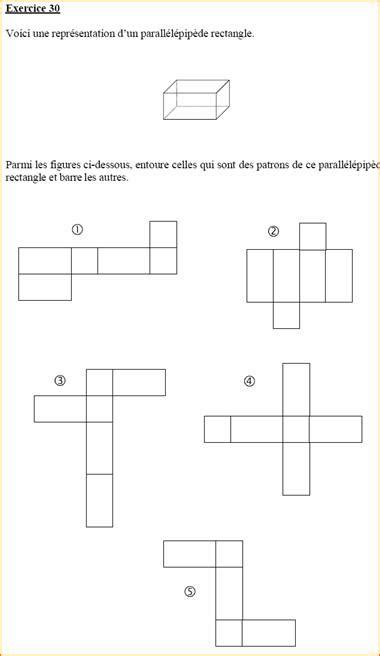 PARALLELEPIPEDE RECTANGLE 1 I Patron Le Patron Ci Dessous