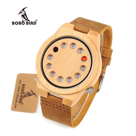 Bobo Bird Reloj Anal Gico De Madera Para Hombre Accesorio De Pulsera De