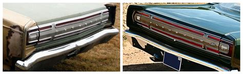 1968 Plymouth GTX Satellite Rear Tail Panel Stripe Decal