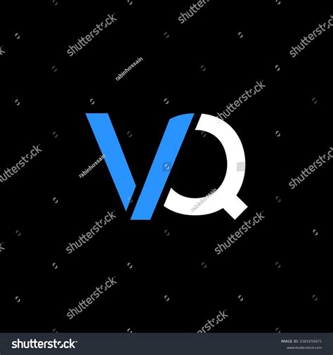 Initial Letter Vq Logo Design Vector Stock Vector Royalty Free