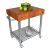 Kitchen Cart With Butcher Block Top A Must Have In Kitchen