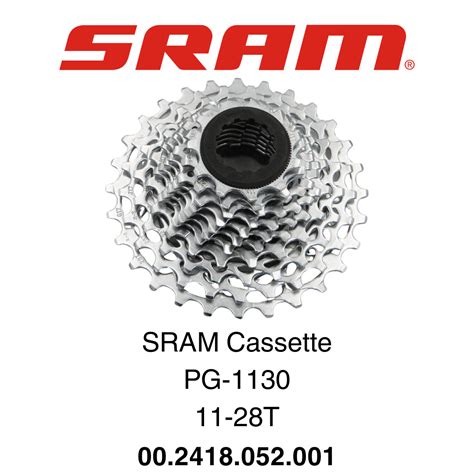 Sram 11 Speed Cassette Pg 1130 11 28t Powerglide Silver Hb Ebay