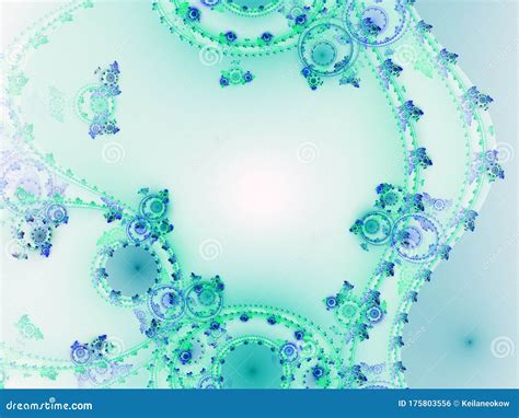 Fractal Steampunk Gear Pattern Stock Illustration Illustration Of