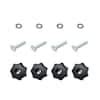 POWERTEC T Track Knob Kit With 7 Star 5 16 In 18 Threaded Knob Bolts