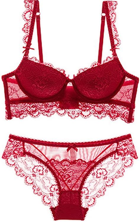 BOLAWOO 77 Reggiseno Da Donna Set Pizzo Da Donna Vintage Reggiseno Mode