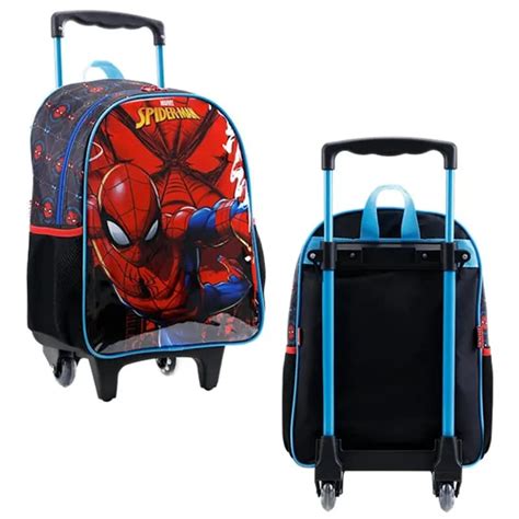 Mochila Infantil Rodinhas Homem Aranha Xeryus