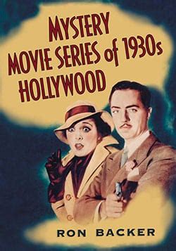 Mystery Movie Series of 1930s Hollywood - McFarland