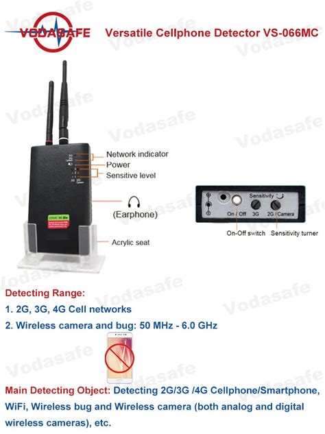 Versatile Rf Signal Detector Mobile Signal Detector Phone Bug Detector