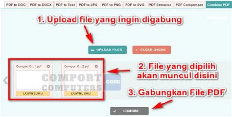 Cara Menggabungkan File PDF Penggabungan PDF Online Offline