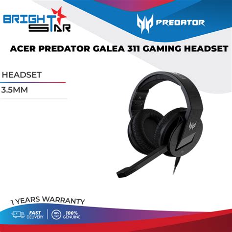 Acer Gaming Headset Predator Galea Lazada