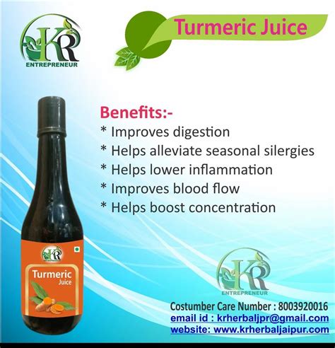 Kr Turmeric Juice Packaging Type Bottle At Rs Bottle In Jaipur