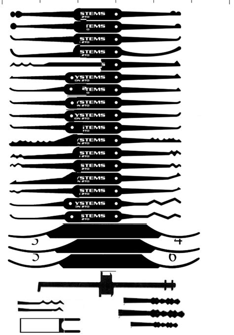 Lockpick Templates Pdf Invitation Templates Diy Lock Survival