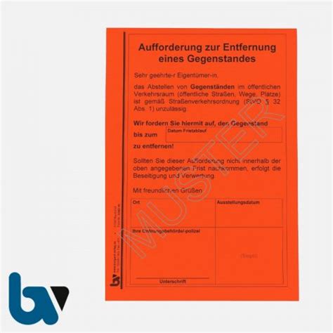 Borgard Verlag Shop Aufkleber Aufforderung Zur Entfernung Eines