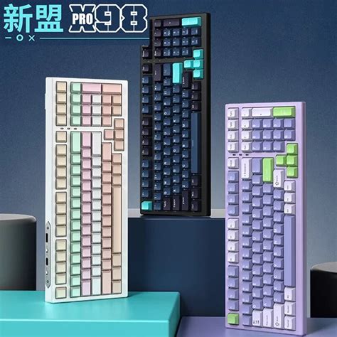 Xinmeng X Pro Wired Three Mode Mechanical Keyboard Bluetooth Wireless