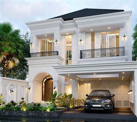 Desain Rumah Classic Modern Lantai Ibu Suci Di Depok Jawa Barat