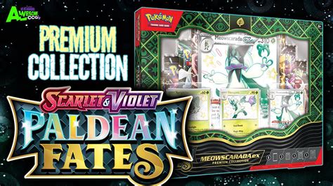 Paldean Fates Shiny Meowscarada Ex Premium Collection Youtube