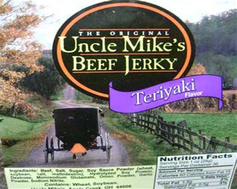 Uncle Mike S Beef Jerky Teriyaki Gluten Free