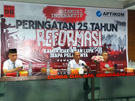 Peringatan Tahun Reformasi Diskusi Publik Merefleksikan Perjuangan