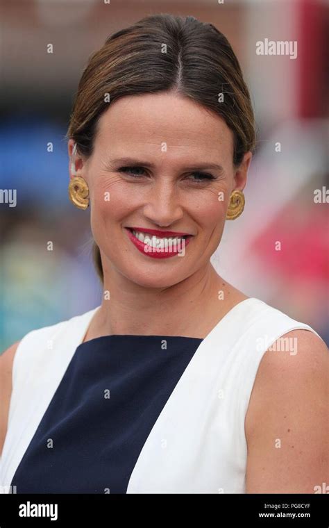 Francesca Cumani Itv Horse Racing Presenter Ebor Festival 2018, York Racecourse York Racecourse ...