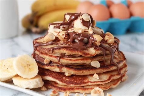 Nutella Pancakes - Celebrating Sweets