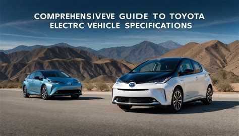 Toyota Electric Vehicle Roadmap