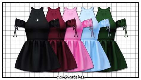 Plbsims Cindy Dress New Mesh All Lods Swatches Hq