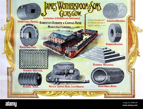 James Wotherspoon Asbestos Rubber And Canvas Hose Manufacturers