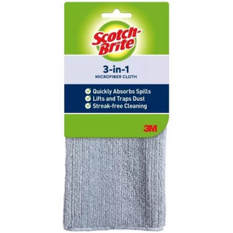 Scotch-Brite Microfiber 3 in 1 Cloth (Pack of 18), 18 pack - Kroger