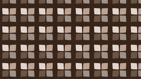 Free Dark Brown Seamless Geometric Square Background Pattern