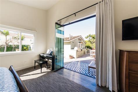 Modern living at its finest. Sliding glass doors improve your home's