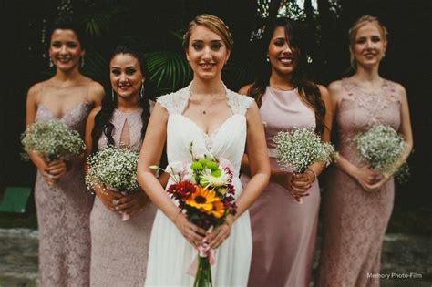 Damas Casamento Natasha Thiago Foto Memory Photo E Filme Bridesmaid