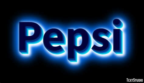 Pepsi Text Effect and Logo Design Brand