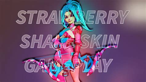 Hua Ling STRAWBERRY SHAKE Grand Skin Gameplay T3 Arena YouTube