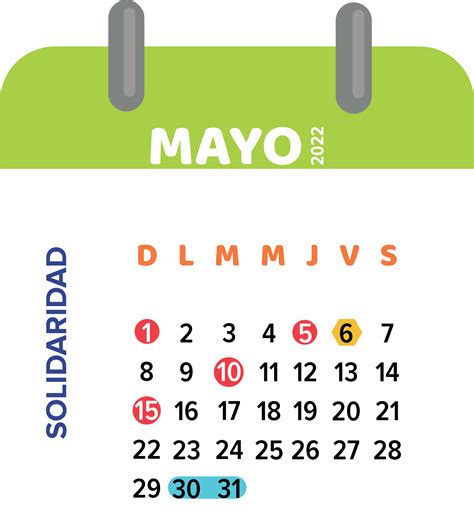 CALENDARIO ESCOLAR MAYO 2022 CECyTE Guanajuato