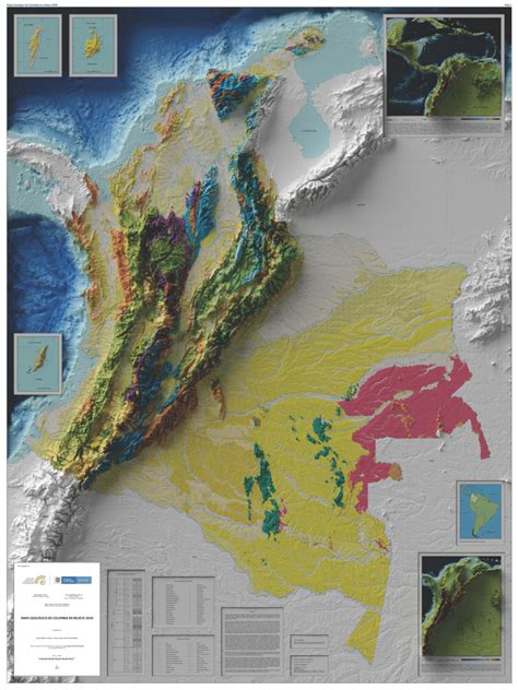 PDF Mapa Geológico de Colombia en Relieve 2020