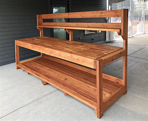 Redwood Potting Bench Hot Sex Picture