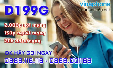 D199G Gói Vinaphone Trả Sau Giá Rẻ Data 2Gb ngày Vinaphone5g