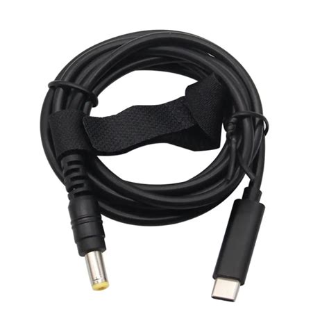 Кабель тригер PD3.0 к DC 5,5*2,5 20 V 5 A TYPE-C / 20 AWG 1 м, для ...