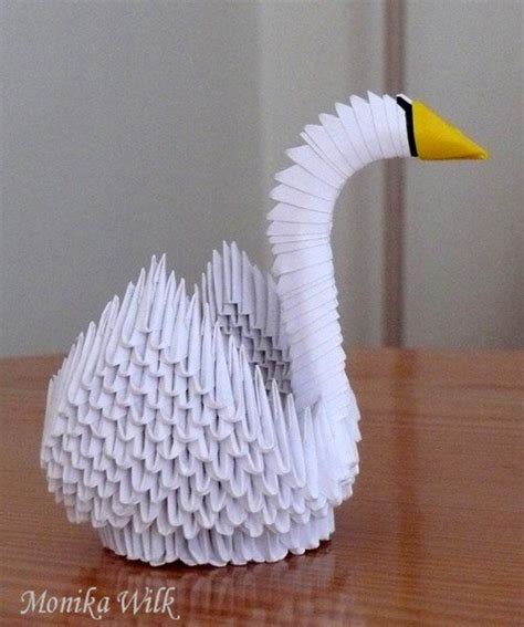 Łabędź origami Garnek pl