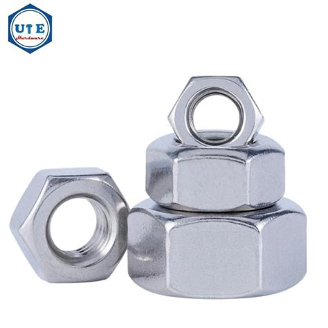 Stainless Steel 304 316 Hexagon Nuts Flange Nut Nylon Lock Nut Wing