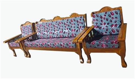 Seater Engineered Wooden Sofa Set At Set Wooden Sofa Set In