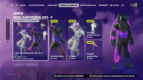 NUEVAS SKINS NIKE MIDAS ETC NUEVA TIENDA FORTNITE HOY 26 03 24