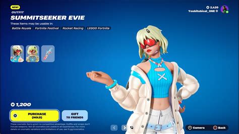 NEW SUMMITSEEKER EVIE January 20th 2024 Fortnite Item Shop