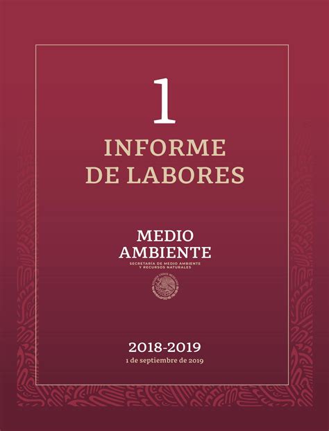 Semarnat M Xico On Twitter Primer Informe De Labores Medio Ambiente