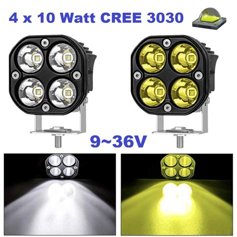 Jual Lampu Sorot Tembak Led Cree Bar Cwl Titik Mata Watt Mobil