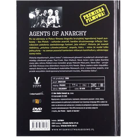 Legendy Muzyki Sex Pistols Agents Of Anarchy Booklet DVD EMAG Bg