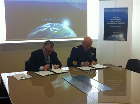 In Orbita Con Tor Vergata E Aeronautica Militare Stella D Italia News