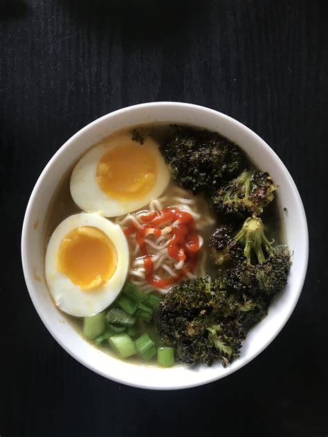 Fancy Ramen W First Attempt At Soft Boiled Egg Rvegetarian